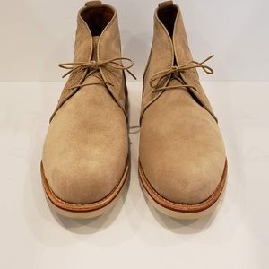 Allen Edmonds Nomad Chukka Boot Bone Suede - 10.5D